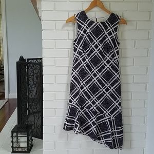 NWT WHBM Asymmetrical Sleeveless Dress Sz 0